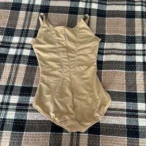Tan waist trainer